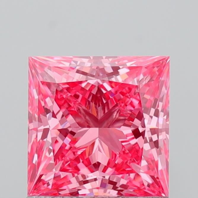 1.25 ct. princess Lab Grown Diamond front image