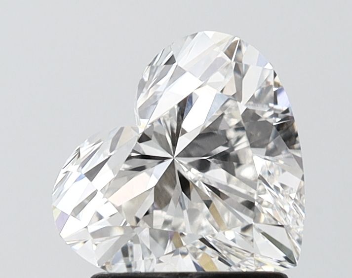 1.55 carat f VVS1 EX Cut IGI heart diamond