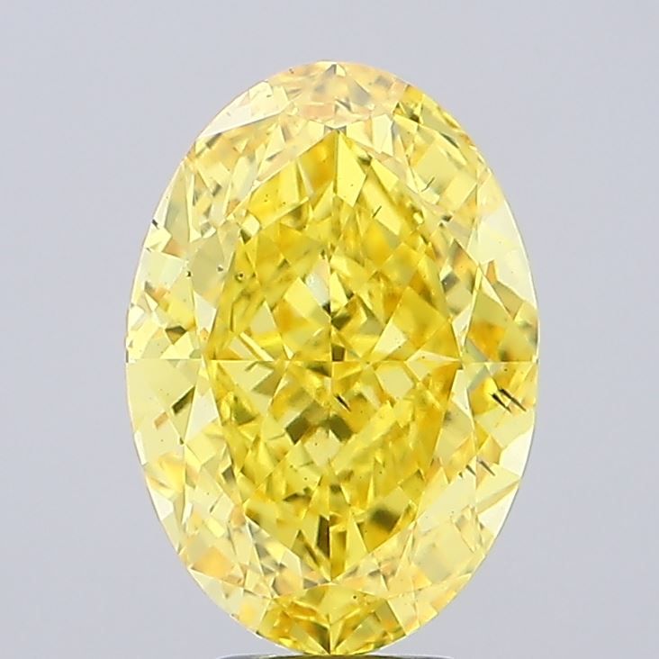 8.02 ct. oval Lab Grown Diamond front image
