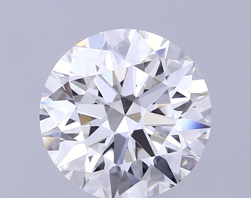 Diament LG okrągły, 4.19 ct, F, VS1, szlif EX