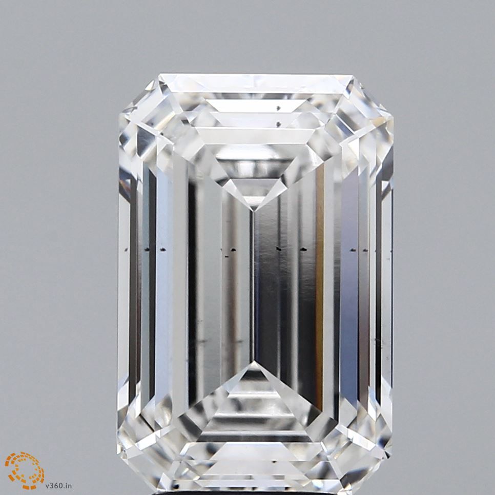 Diament LG szmaragdowy, 5.62 ct, G, VS2