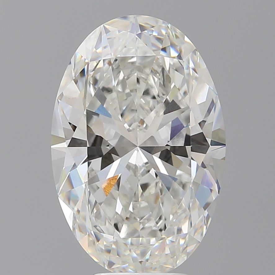 6.09 ct. oval Lab Grown Diamond front image