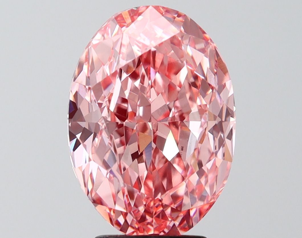 5.02 ct. oval Lab Grown Diamond front image