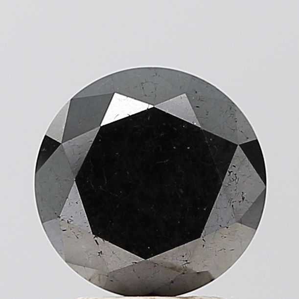 2.85 Carat Round Diamond Black VS1