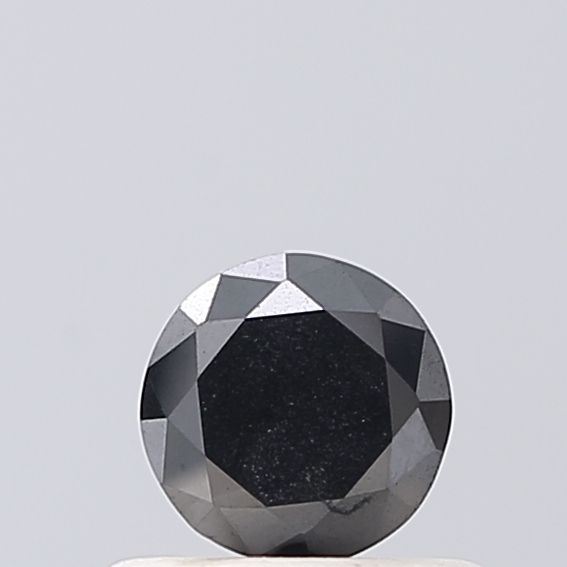 0.44 Carat Round Diamond Black VVS2