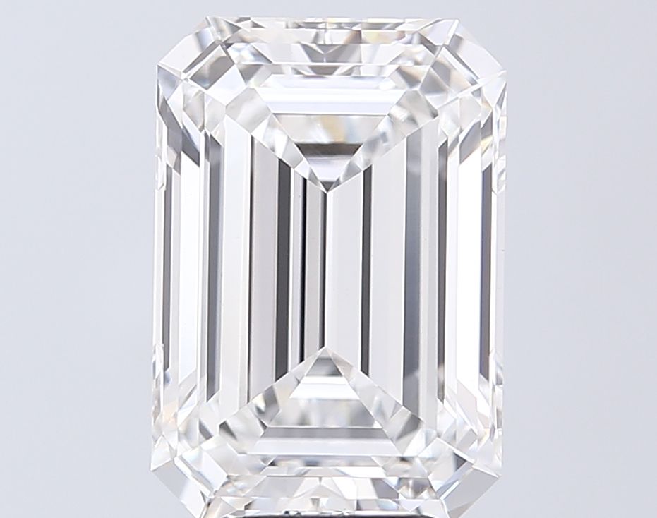 6.09 ct. emerald Lab Grown Diamond front image