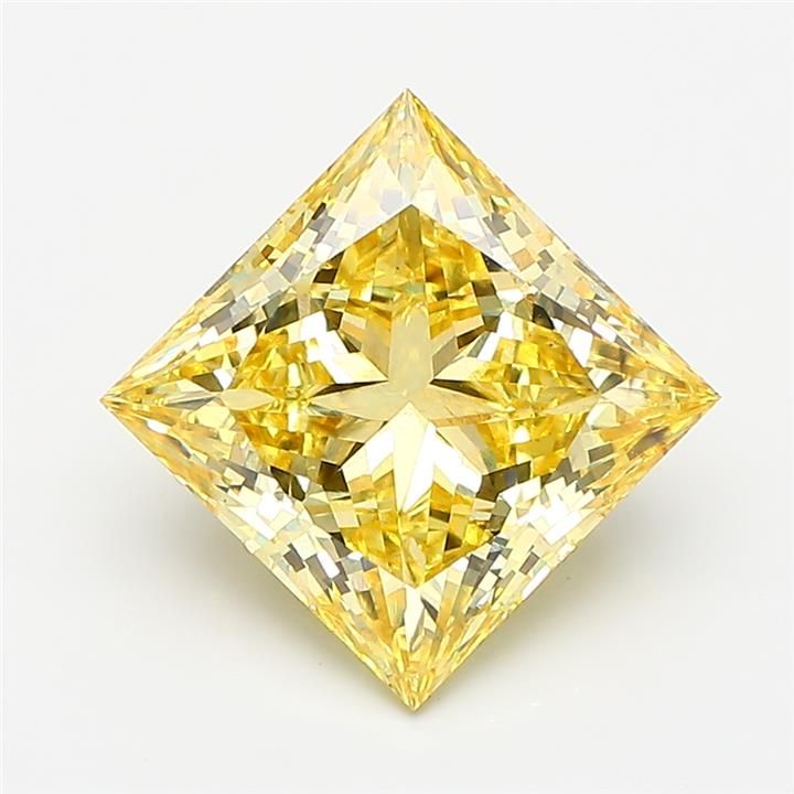 4.02 ct. princess Lab Grown Diamond front image