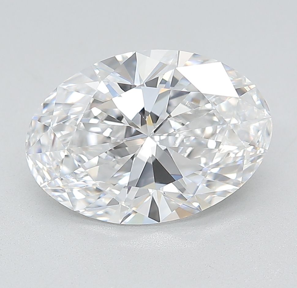 3.01 ct. oval Lab Grown Diamond front image