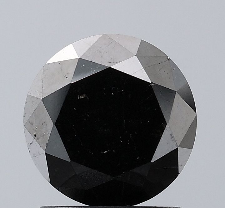 1.86 Carat Round Diamond Black VS2