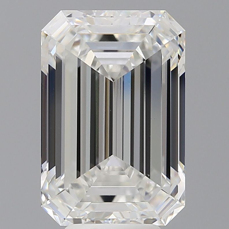 6.58 ct. emerald Lab Grown Diamond front image