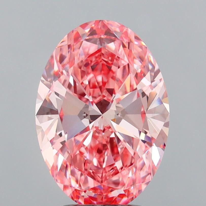 3.01 ct. oval Lab Grown Diamond front image