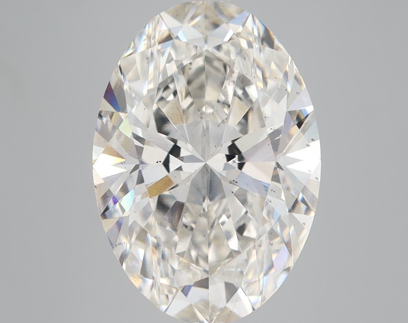 6.13 ct. oval Lab Grown Diamond front image