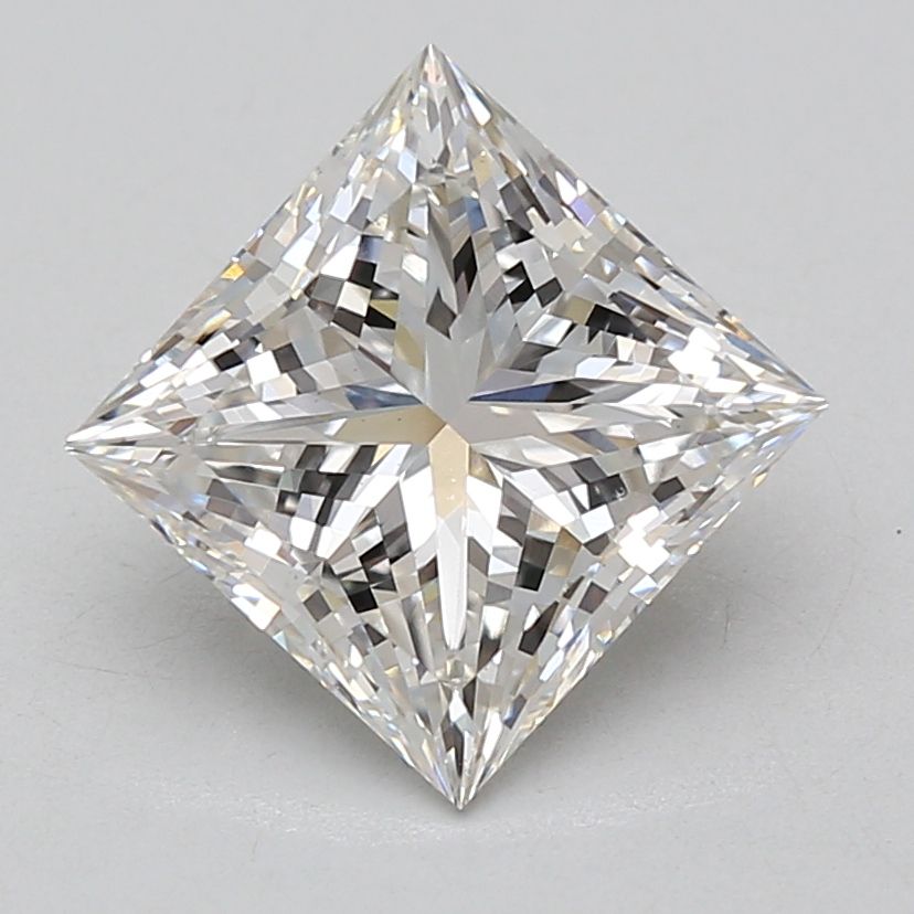 3.74 ct. princess Lab Grown Diamond front image