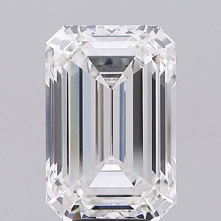 7.08 ct. emerald Lab Grown Diamond front image
