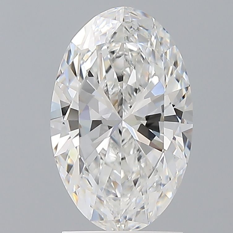 2.02 ct. oval Lab Grown Diamond front image