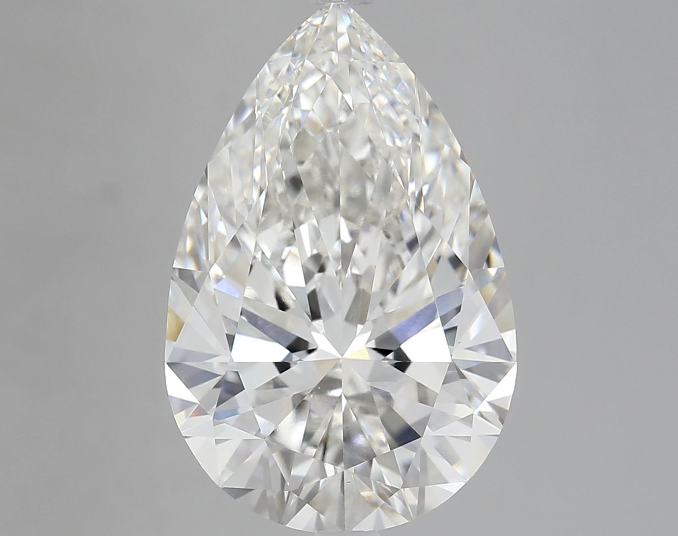 7.01 ct. pear Lab Grown Diamond front image