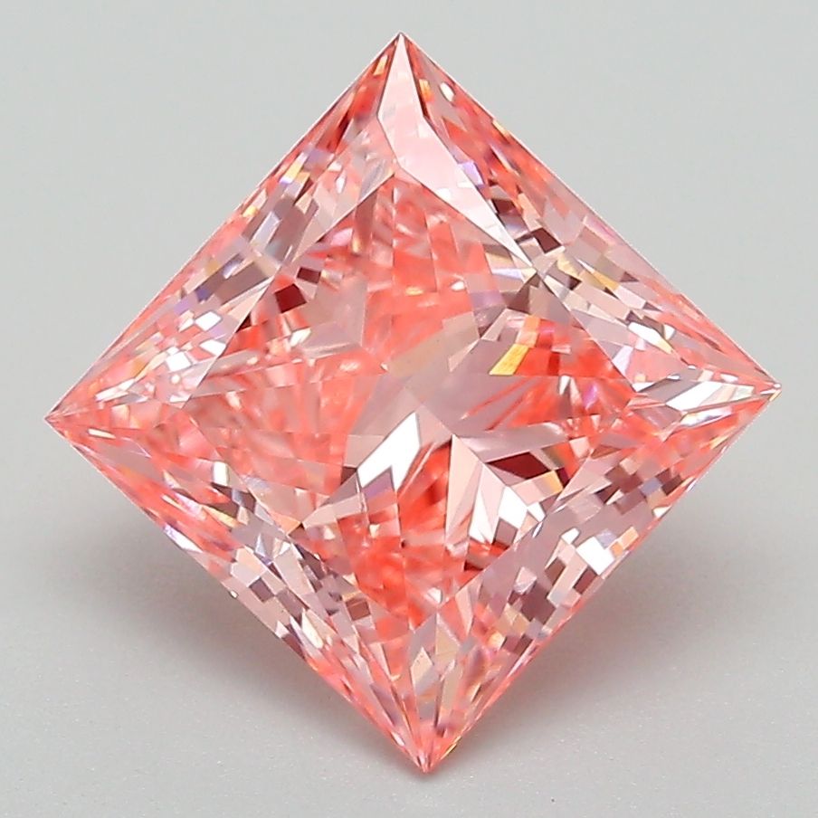 3.17 ct. princess Lab Grown Diamond front image