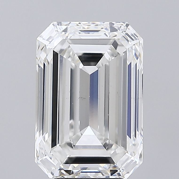 6.02 ct. emerald Lab Grown Diamond front image