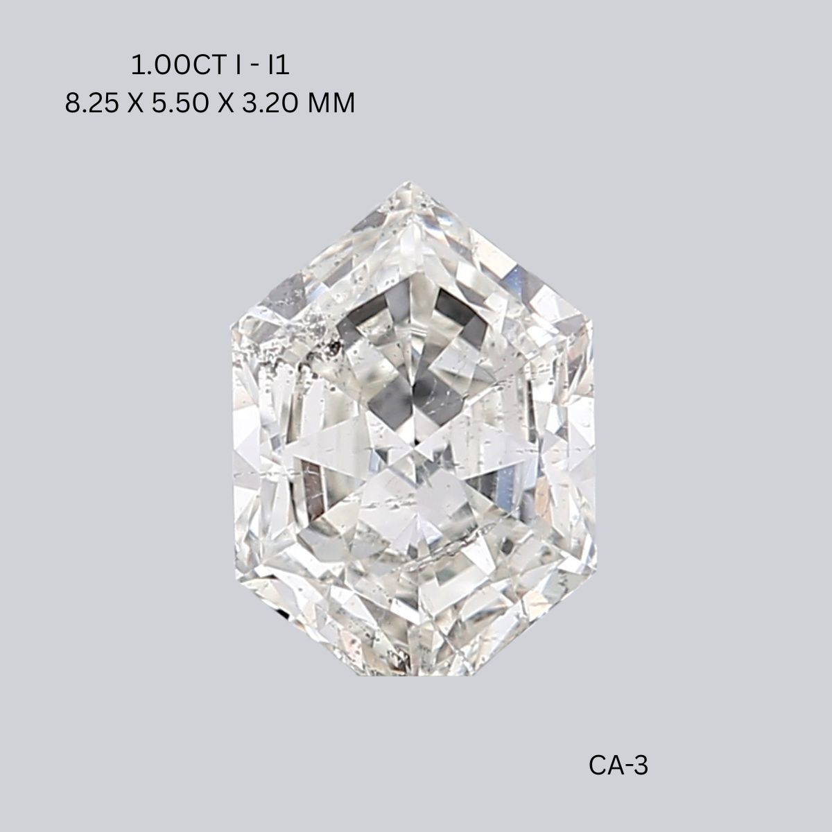 1.00ct Hexagonal I I1