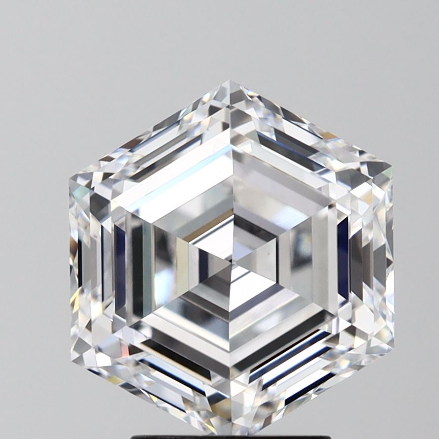 4.09 ct lab-grown Hexagonal Diamond