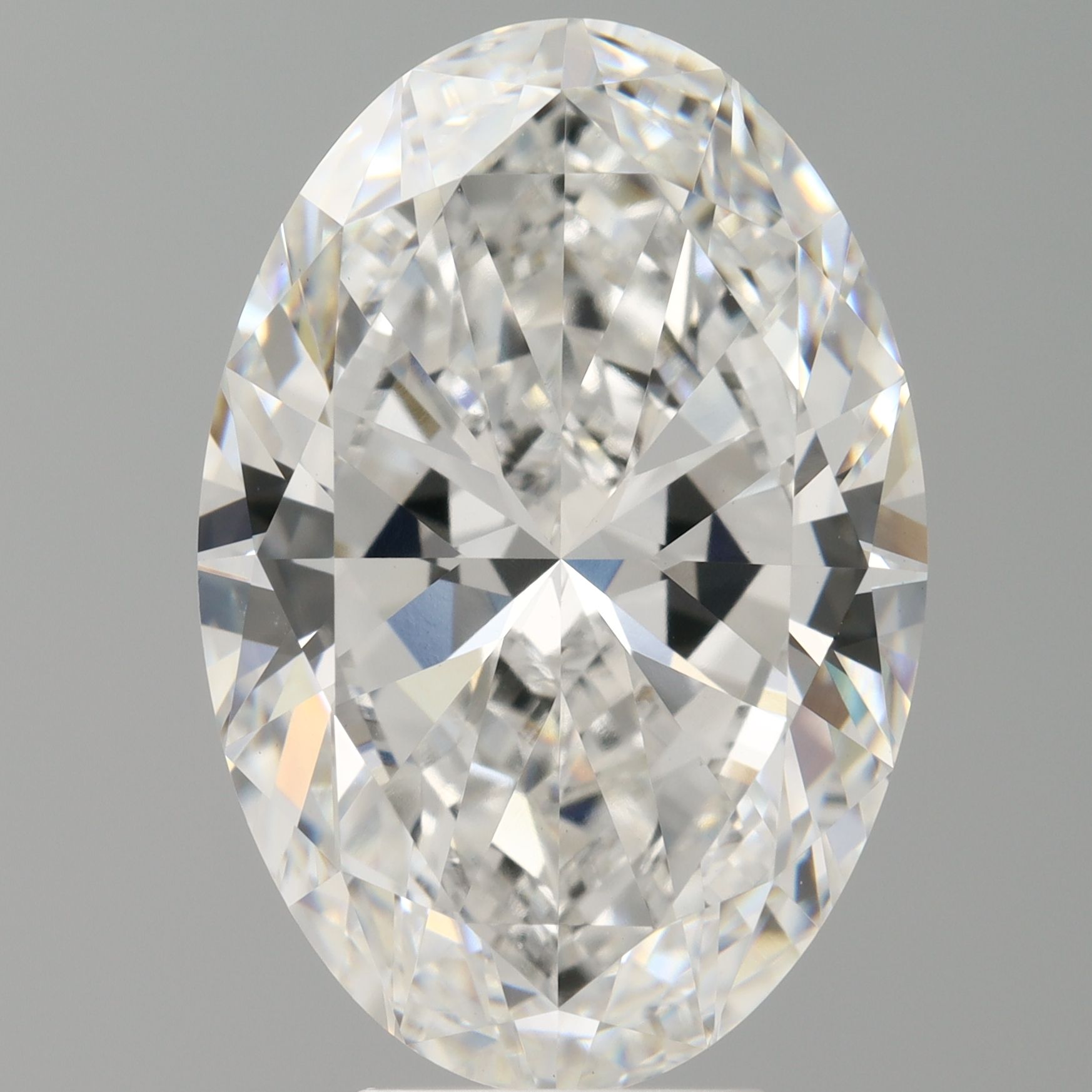 6.99 ct. oval Lab Grown Diamond front image