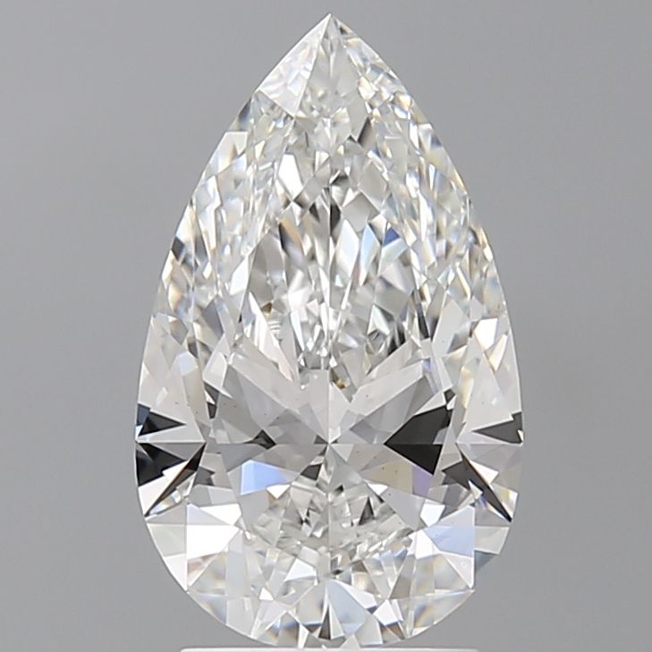 2.60 ct. pear Lab Grown Diamond front image