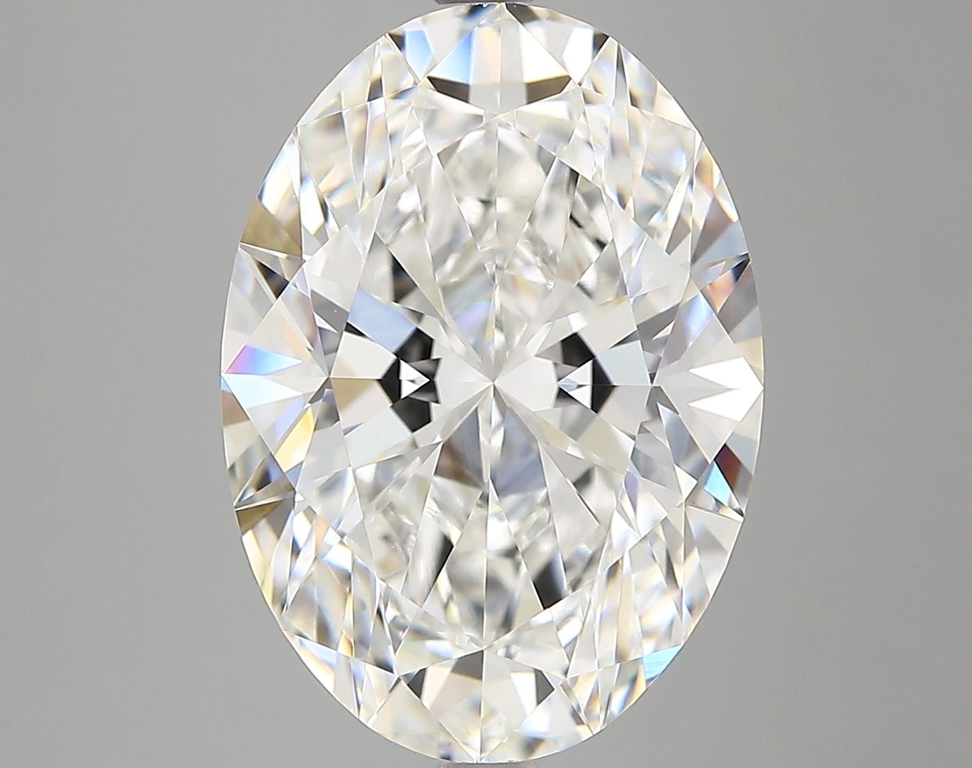 6.09 ct. oval Lab Grown Diamond front image