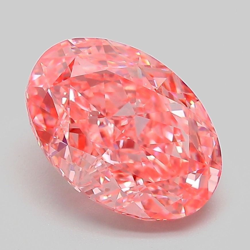 3.12 ct. oval Lab Grown Diamond front image