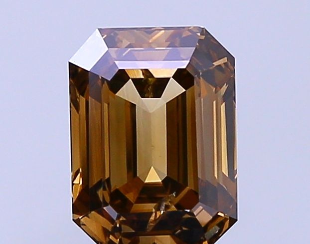 2.04 Carat Emerald Diamond Fancy Brown SI2