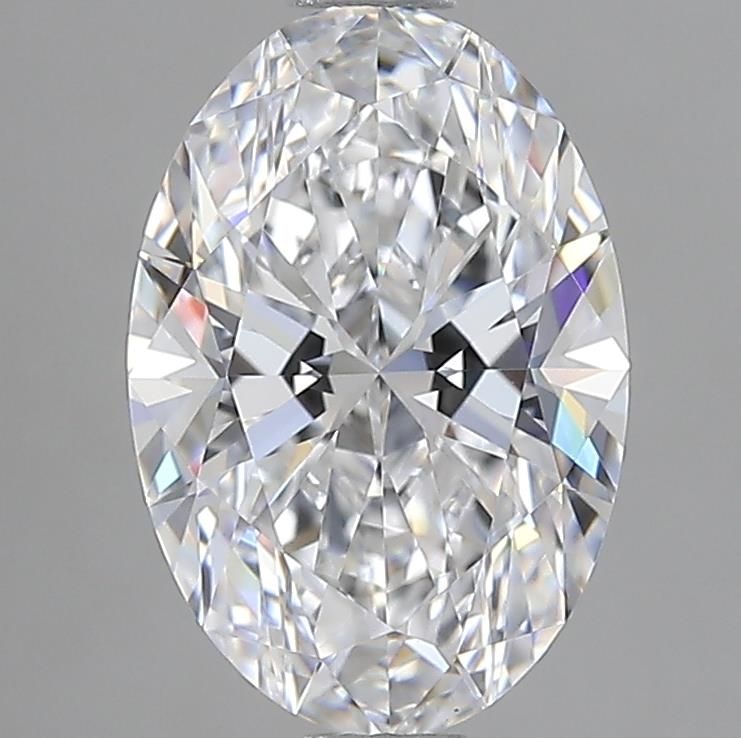 2.07 ct. oval Lab Grown Diamond front image