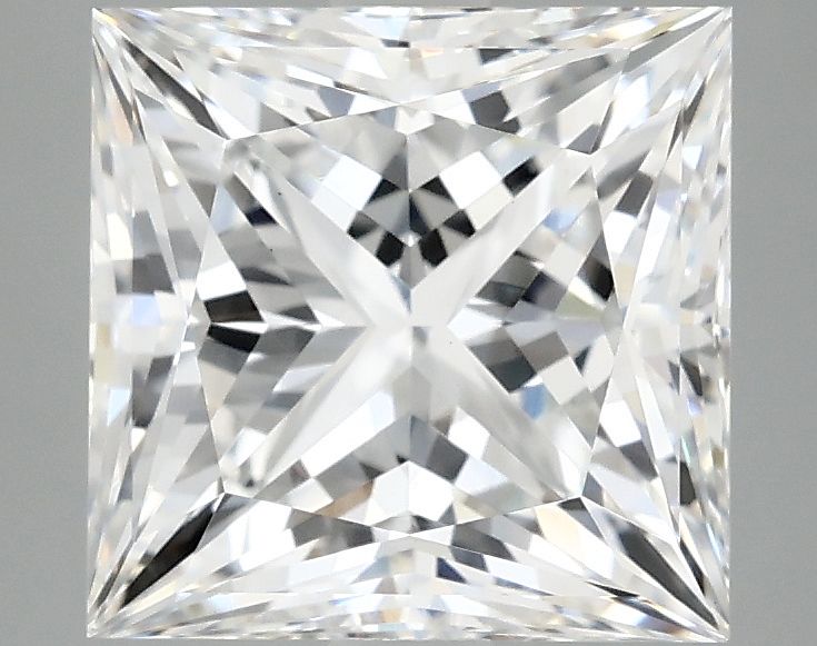 3.91 ct. princess Lab Grown Diamond front image