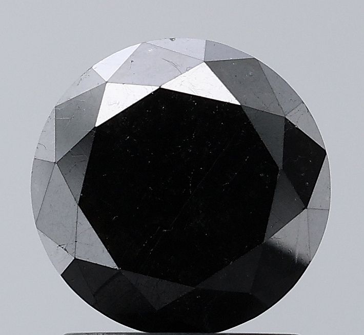 1.91 Carat Round Diamond Black VS2