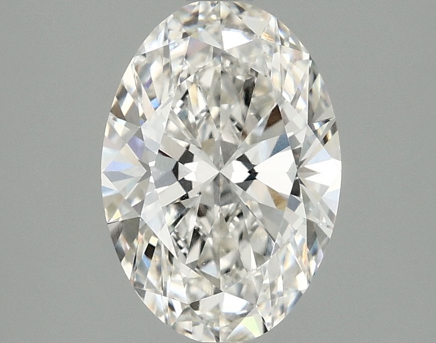 2.10 ct. oval Lab Grown Diamond front image