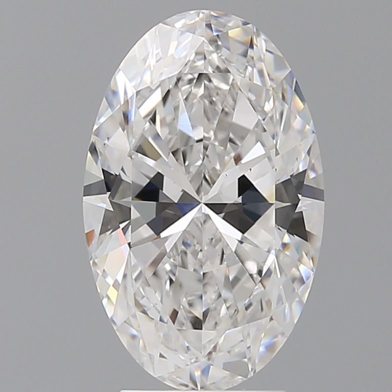 3.92 ct. oval Lab Grown Diamond front image
