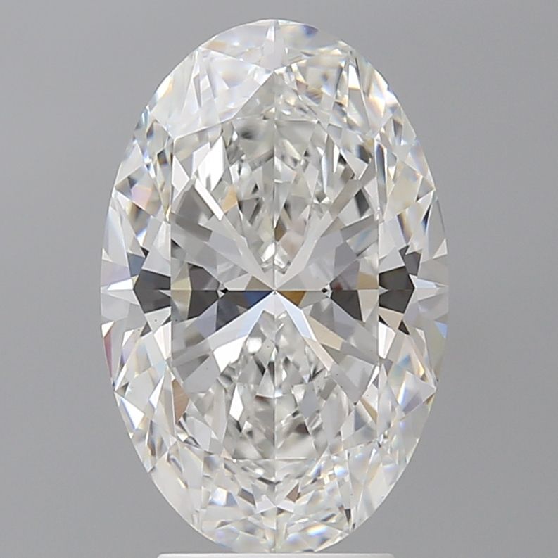 4.09 ct. oval Lab Grown Diamond front image