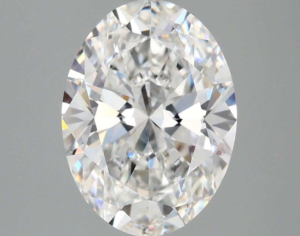 3.02 ct. oval Lab Grown Diamond front image