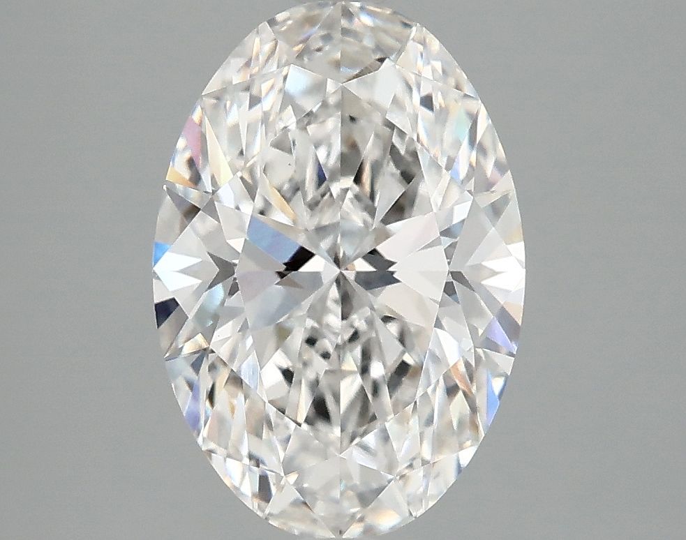 3.02 ct. oval Lab Grown Diamond front image