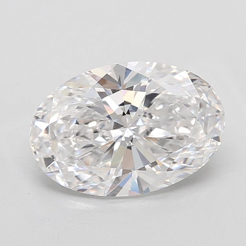 3.70 ct. oval Lab Grown Diamond front image