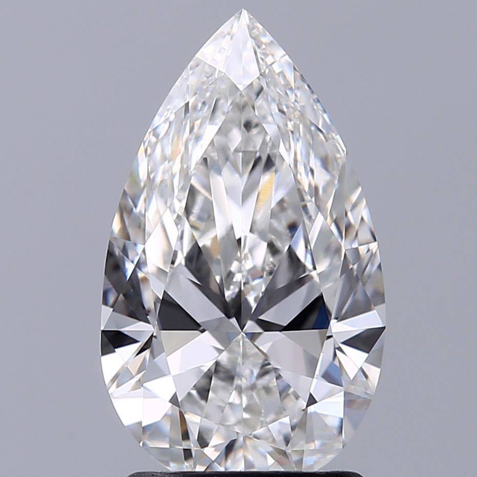 1.70 ct. pear Lab Grown Diamond front image