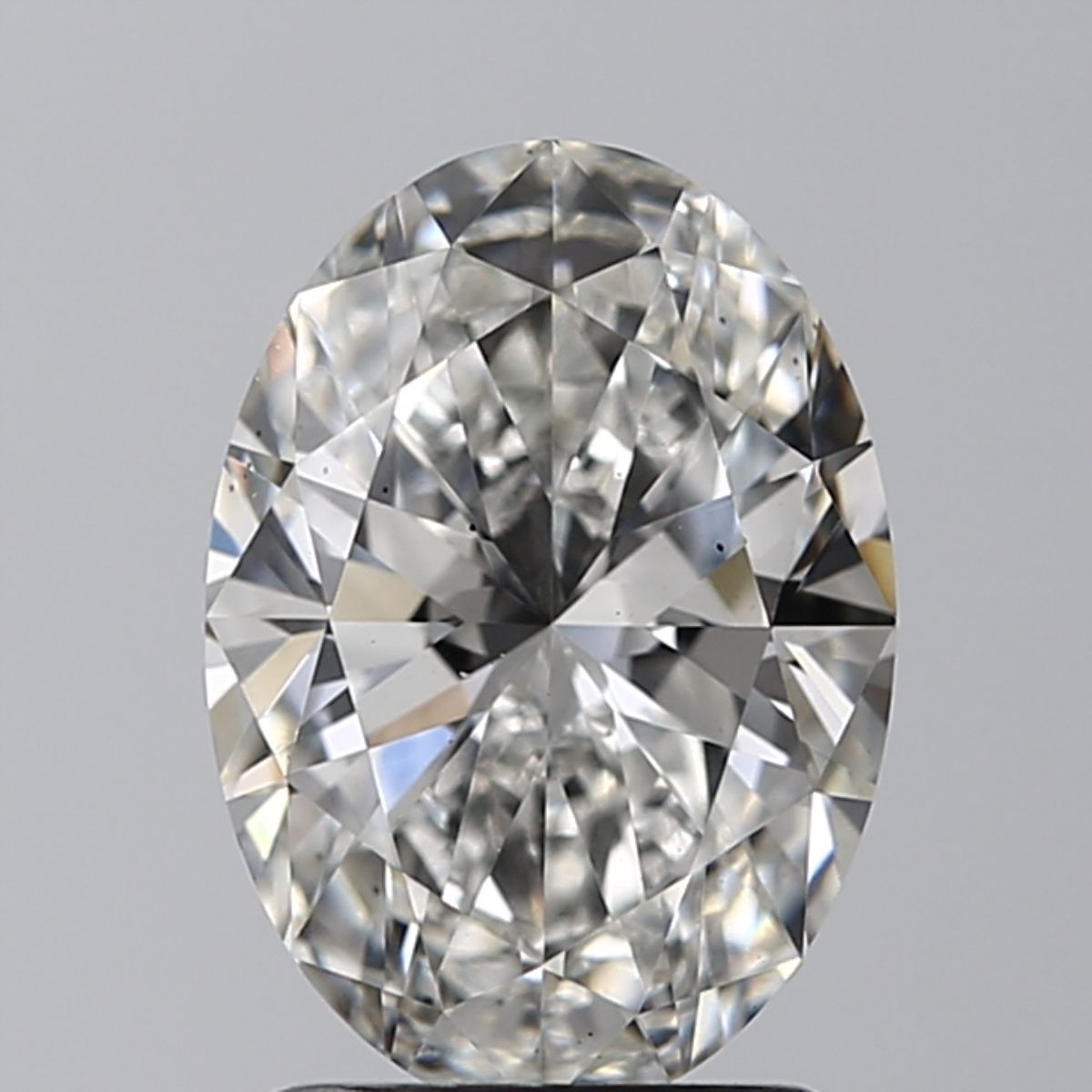 2.01 ct. oval Lab Grown Diamond front image