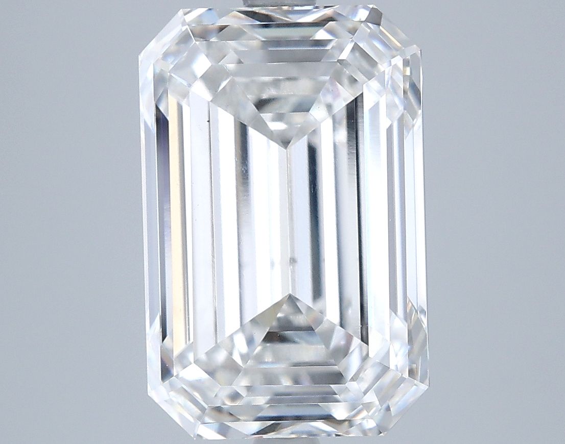 6.14 ct. emerald Lab Grown Diamond front image