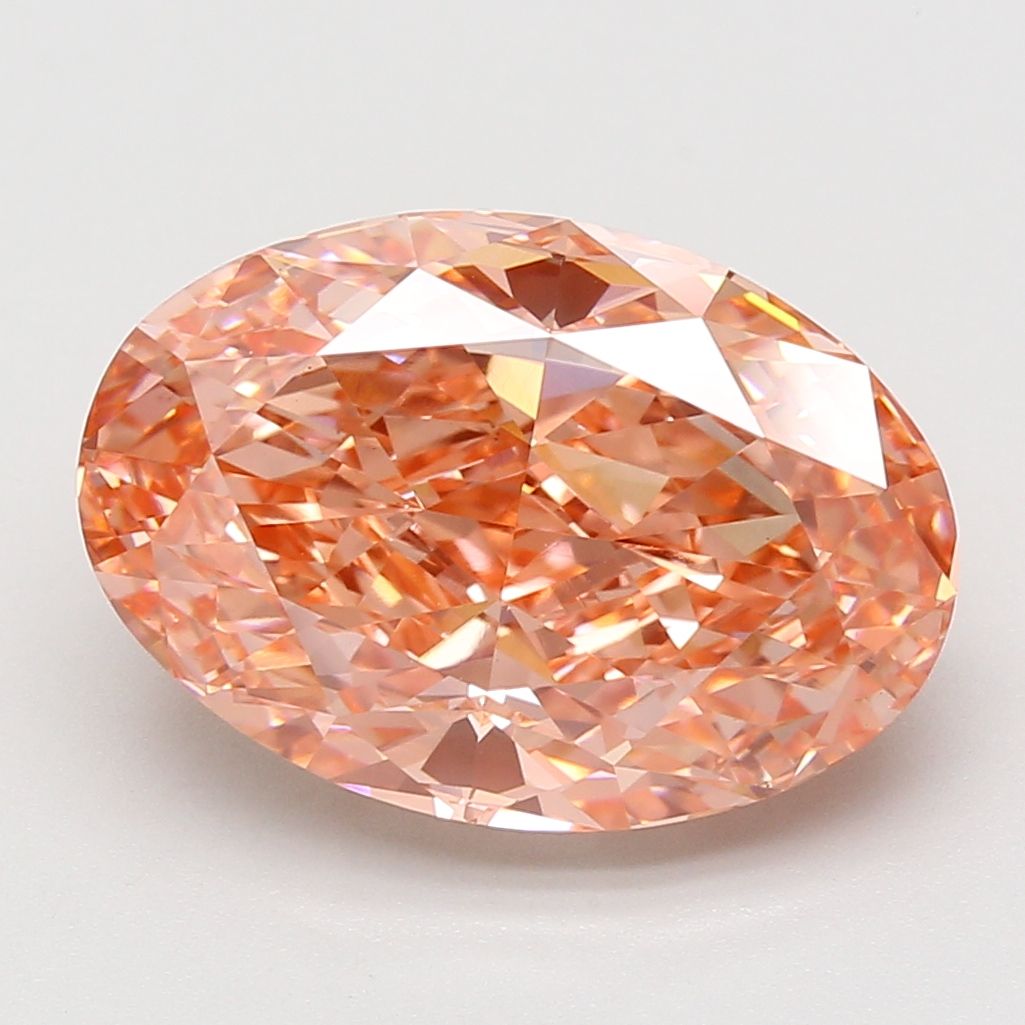 8.08 ct. oval Lab Grown Diamond front image