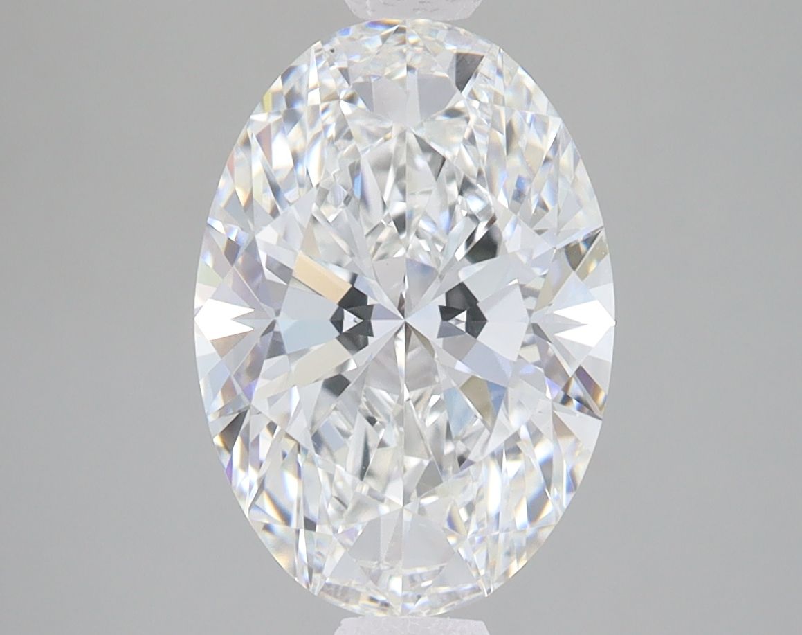 3.30 ct. oval Lab Grown Diamond front image
