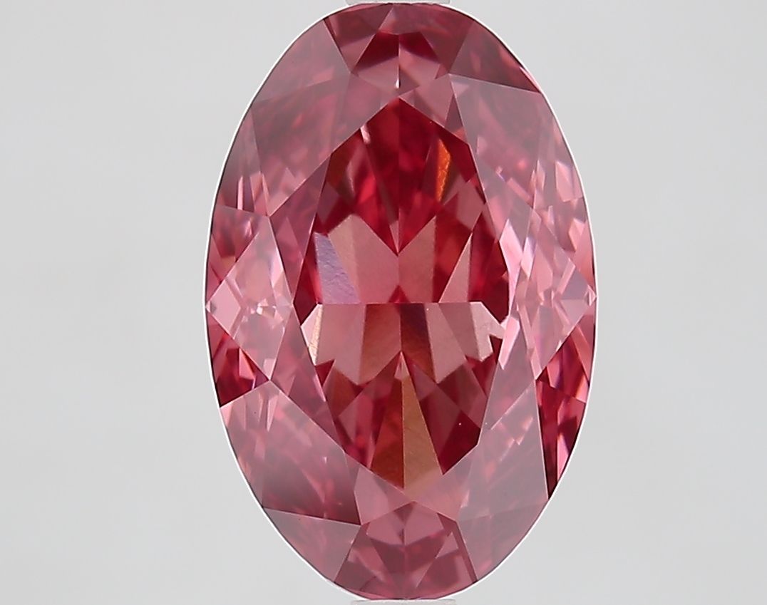 4.09 ct. oval Lab Grown Diamond front image