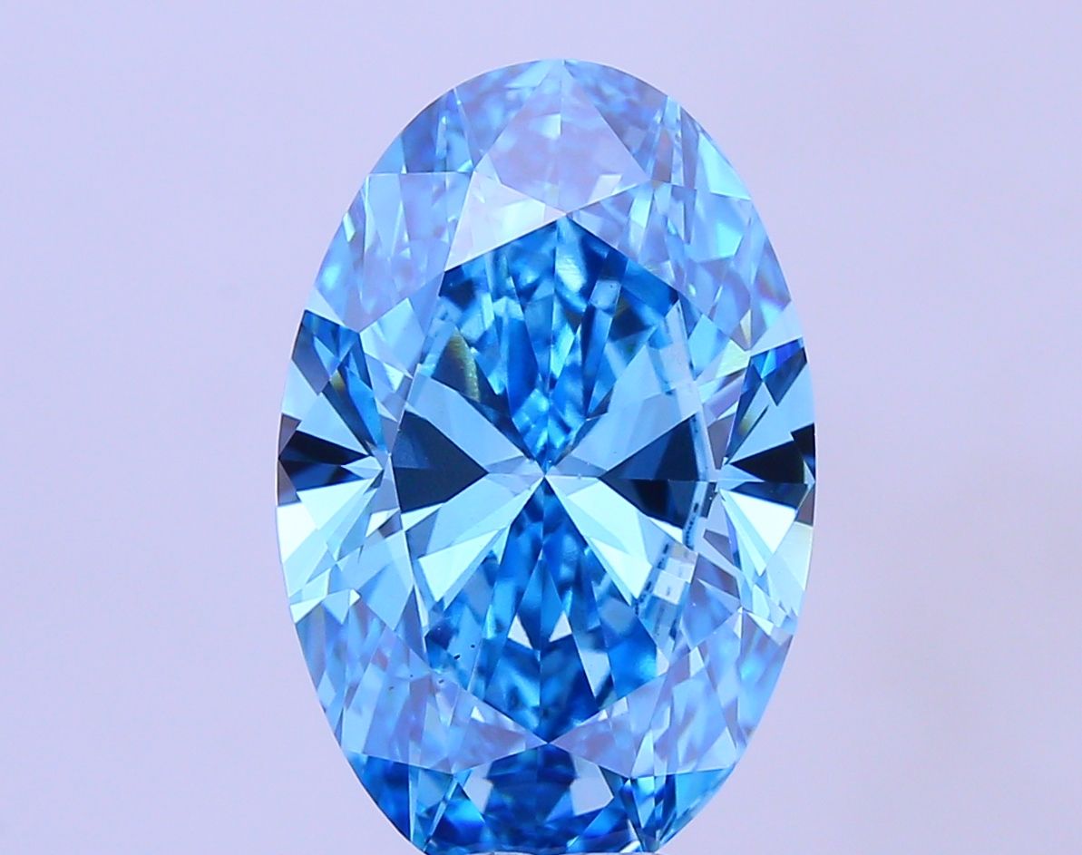 8.51 ct. oval Lab Grown Diamond front image
