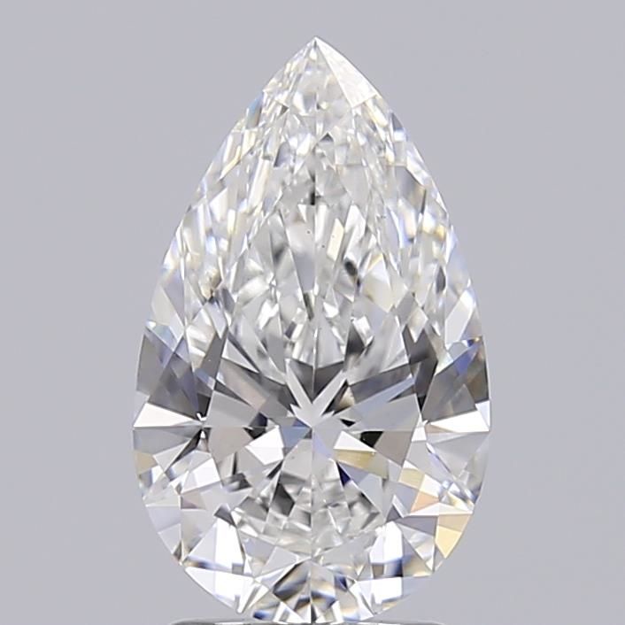 2.02 carat e VS1 EX Cut IGI pear diamond