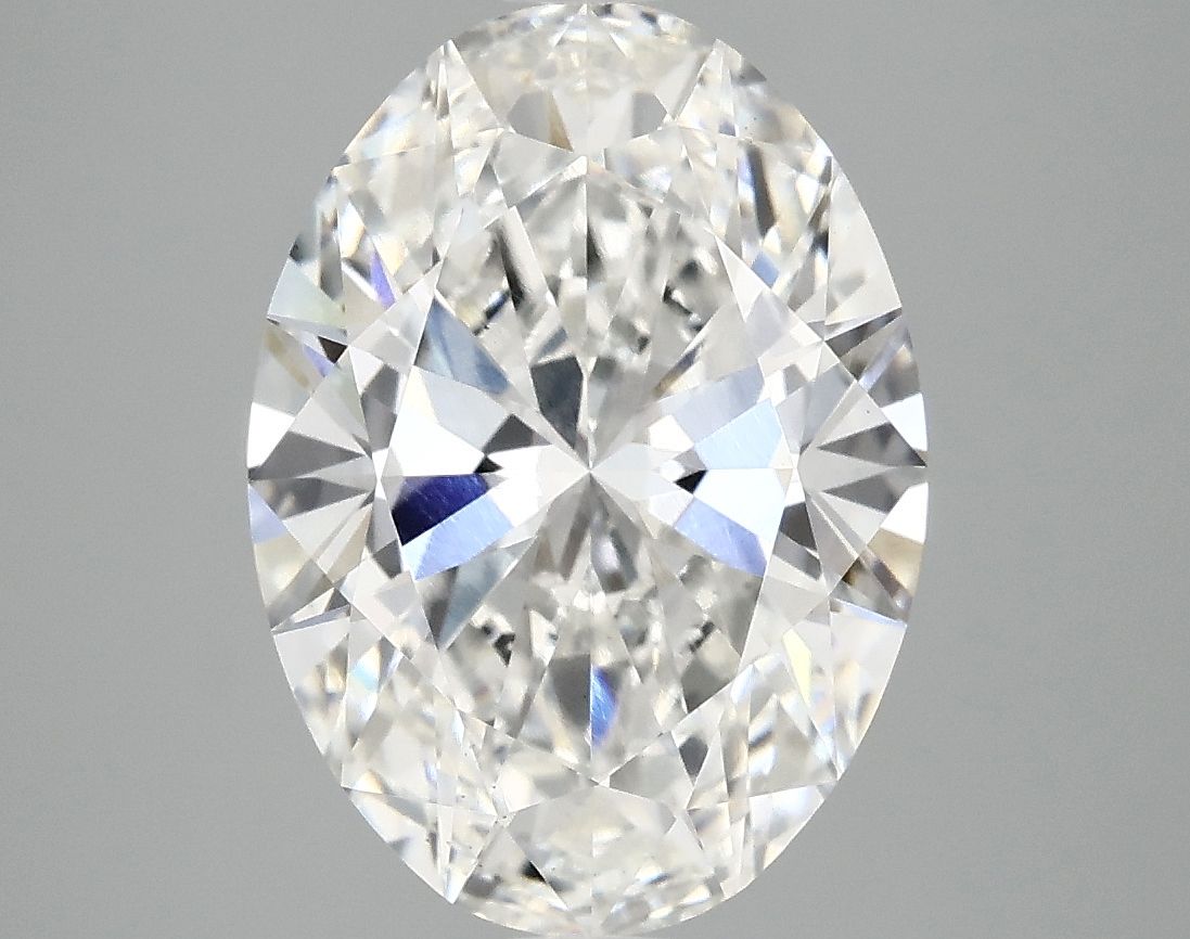 3.85 ct. oval Lab Grown Diamond front image