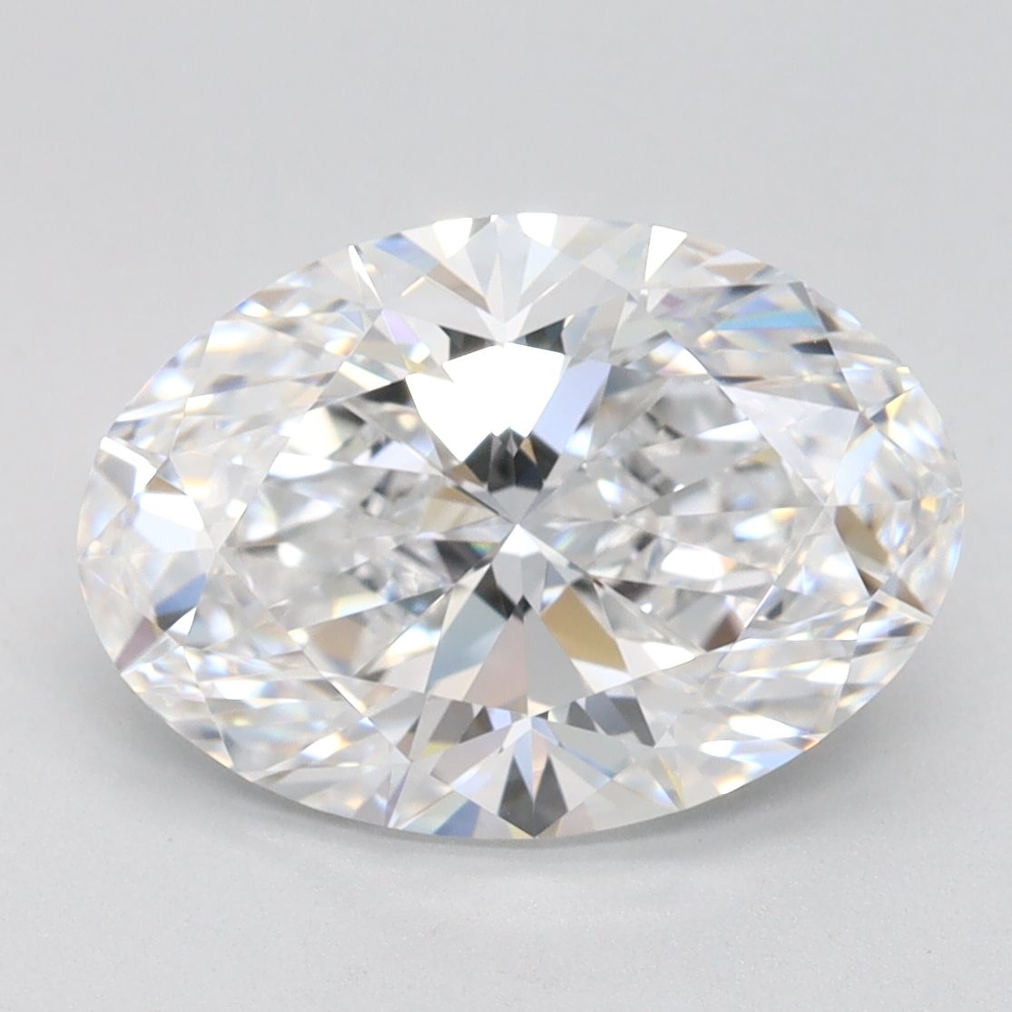 3.02 ct. oval Lab Grown Diamond front image