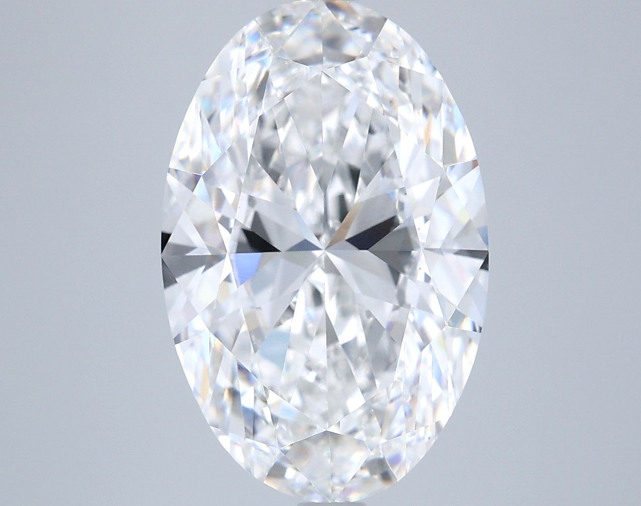 6.05 ct. oval Lab Grown Diamond front image