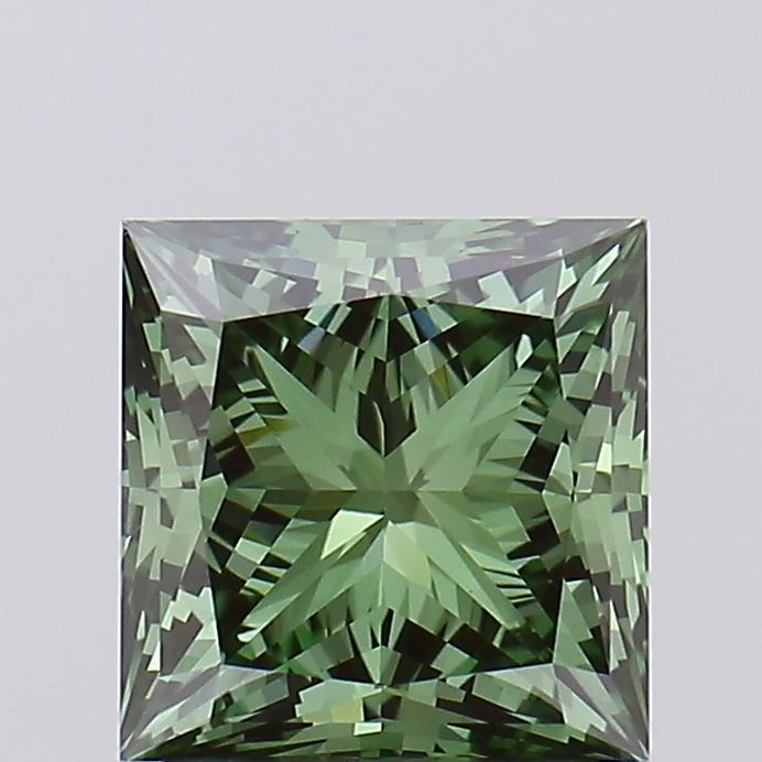 2.11 ct. princess Lab Grown Diamond front image